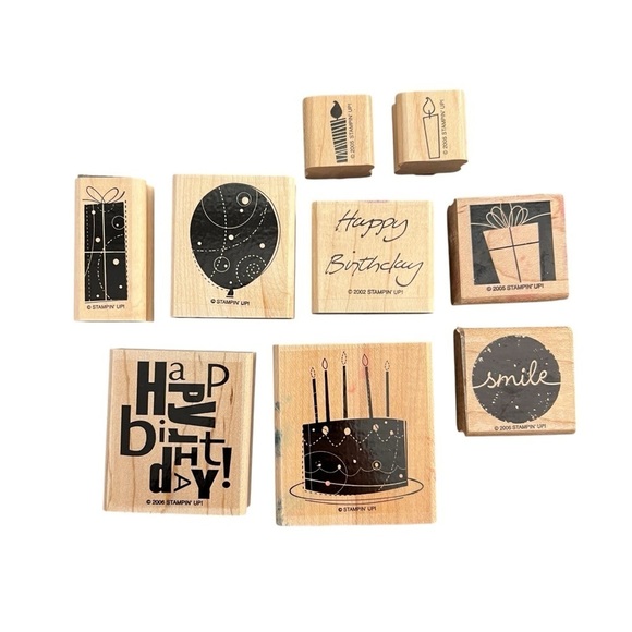 Stampin' Up! Other - Stampin’ Up Birthday Set of 9